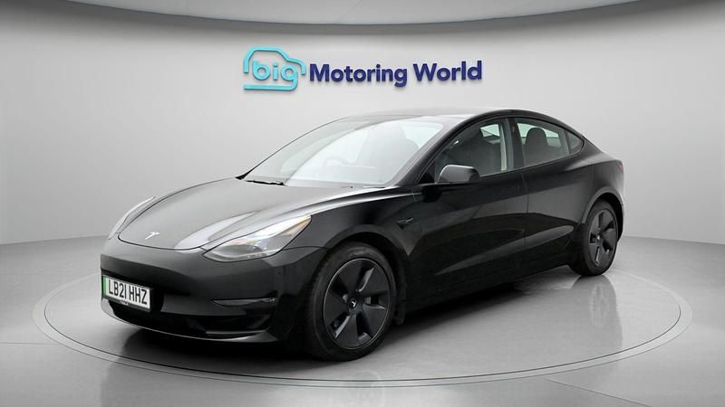Used Tesla Model 3 Long Range AWD 366 kW (498 HP) 2021 Black Sedan