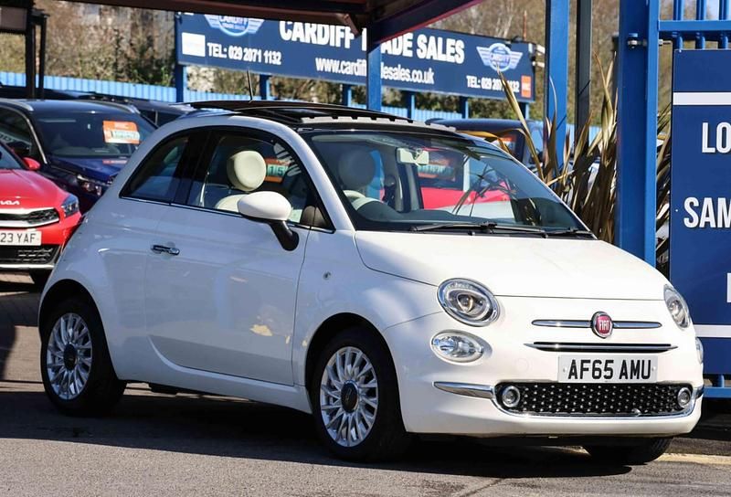 Used Fiat 500 Lounge 69 HP (50 kW) 2015 White Hatchback