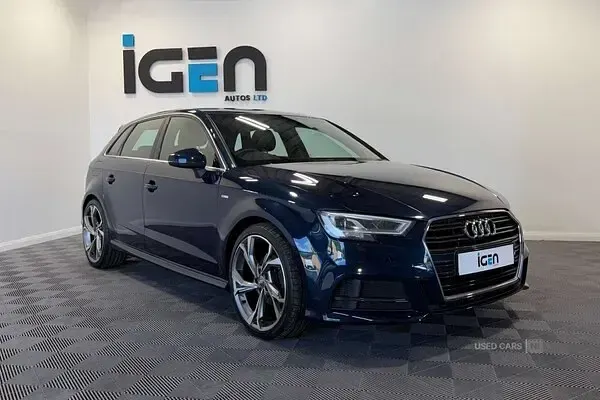 Used Audi A3 S-Line 2016 Blue Hatchback
