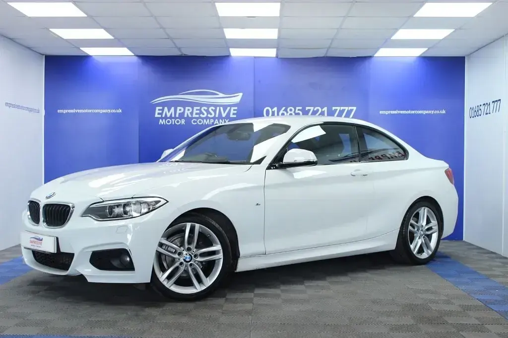 Used BMW 218 M Sport 150 HP (110 kW) 2017 White Coupe