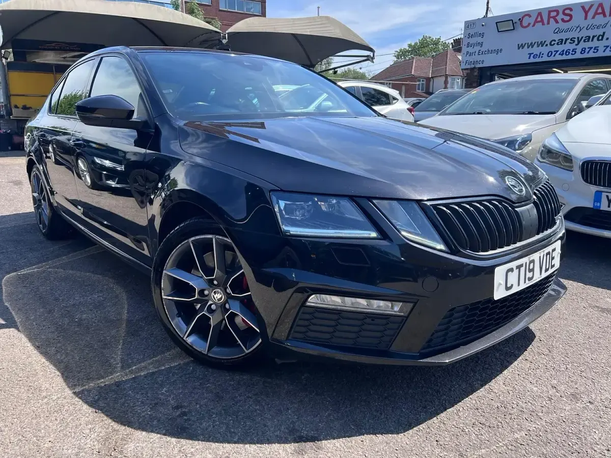 Used Skoda Octavia vRS 245 HP (180 kW) 2019 Black Hatchback