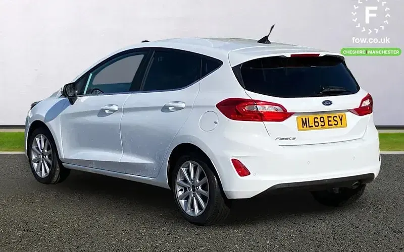 Usado Ford Fiesta Titanium 125 HP (91 kW) 2019 Branco Citadino