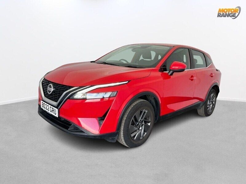 Red Used 2022 Nissan Qashqai Acenta Premium SUV | £15,295 (Good price) - Image 1/4
