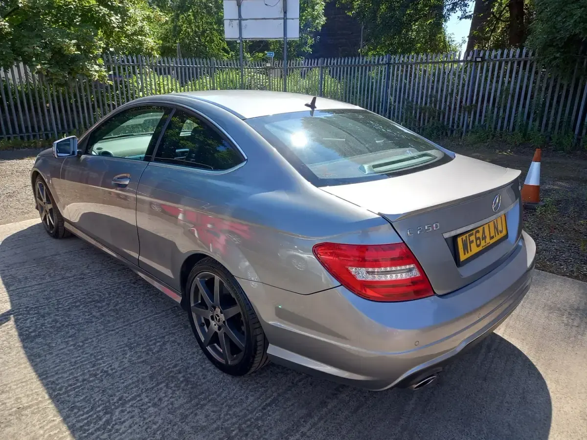 Used Mercedes C250 Sport Edition 204 HP (150 kW) 2014 Silver Coupe