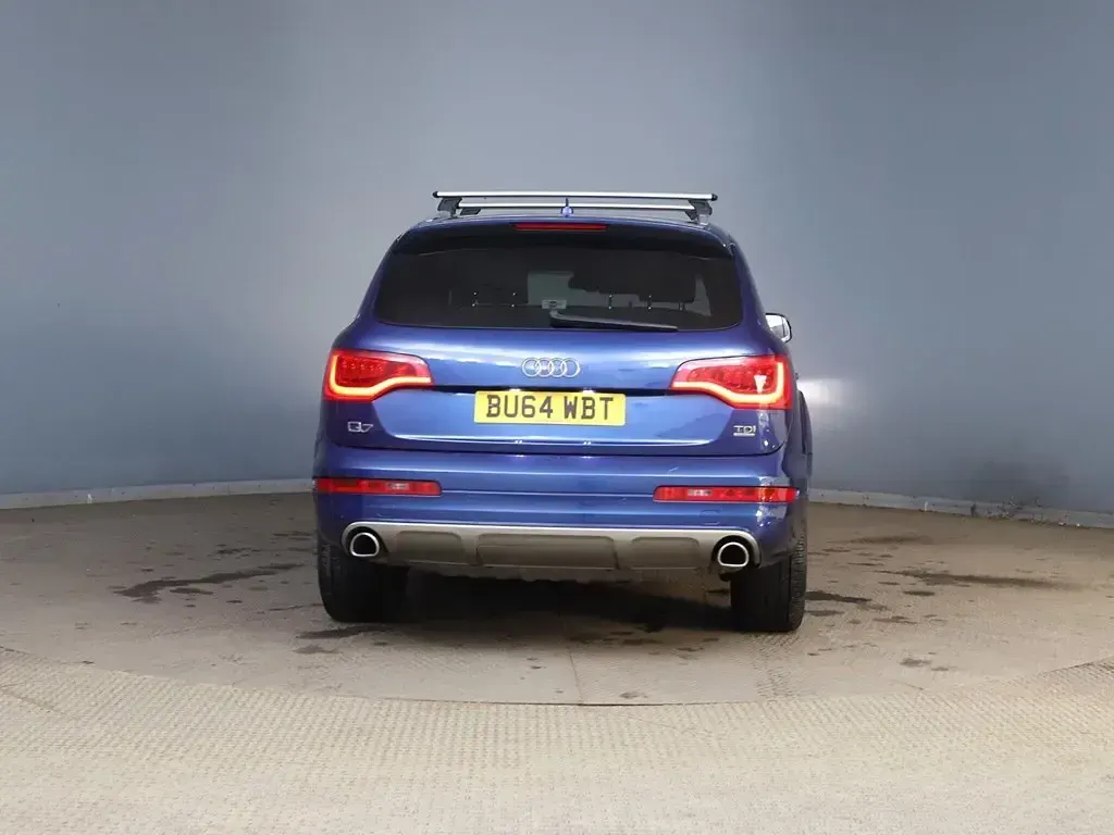 Begagnad Audi Q7 S-Line 245 HK (180 kW) 2014 Blå SUV
