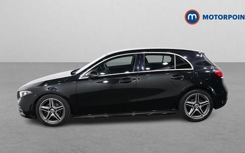 Used Mercedes A180 AMG line 136 HP (100 kW) 2020 Black Hatchback
