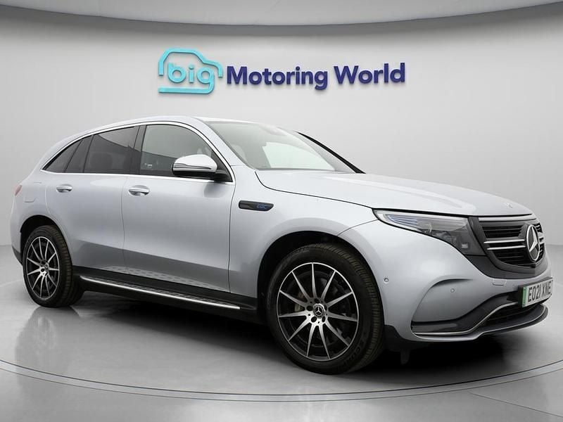 Silver Used 2021 Mercedes EQC400 AMG line SUV | £19,900 (Fair price) - Image 1/4