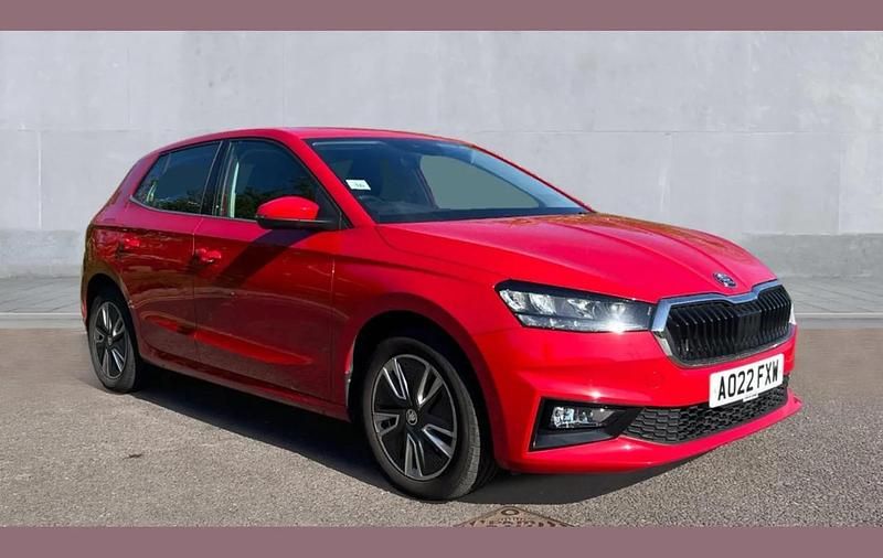Used Skoda Fabia SE L 110 HP (80 kW) 2022 Velvet red metallic Hatchback