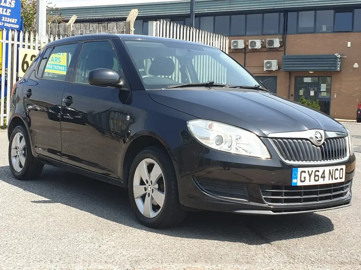 Used Skoda Fabia SE 69 HP (50 kW) 2014 Black Hatchback