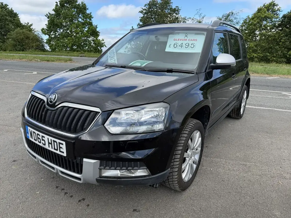 Used Skoda Yeti SE 110 HP (80 kW) 2015 Black SUV
