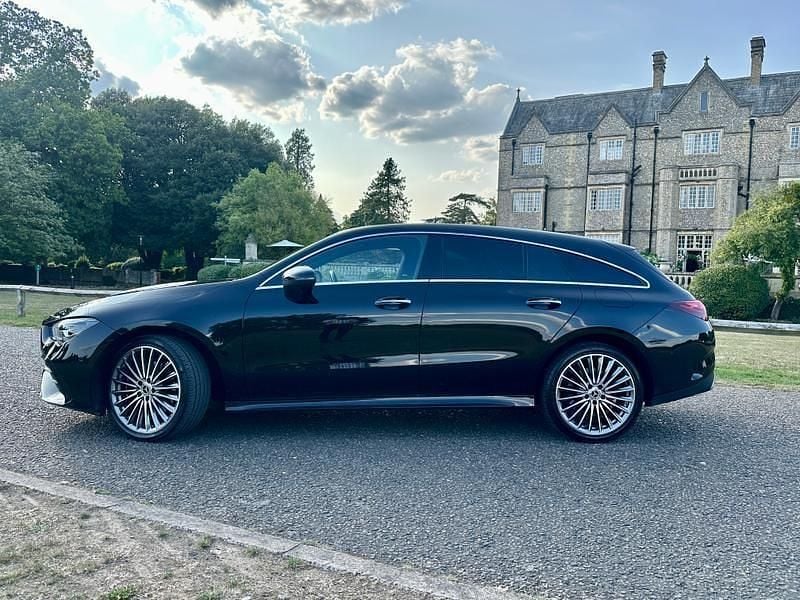Used Mercedes CLA250e Shooting Brake AMG line 2023 Obsidian black Estate