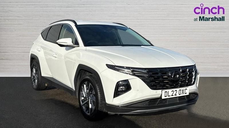 White Used 2022 Hyundai Tucson Premium SUV | £16,939 (Fair price) - Image 1/4