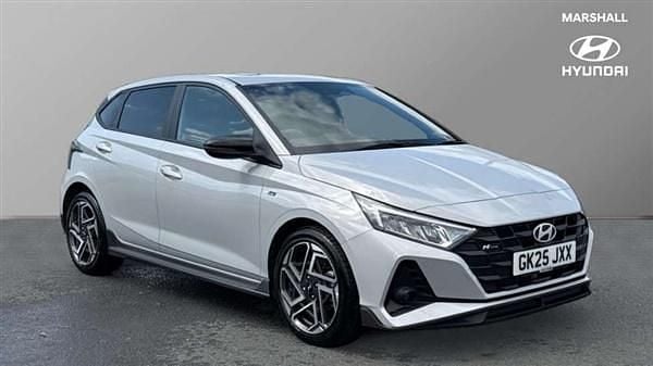 Lumen grey Used 2025 Hyundai i20 N Line Hatchback | £21,499 (Expensive) - Image 1/4