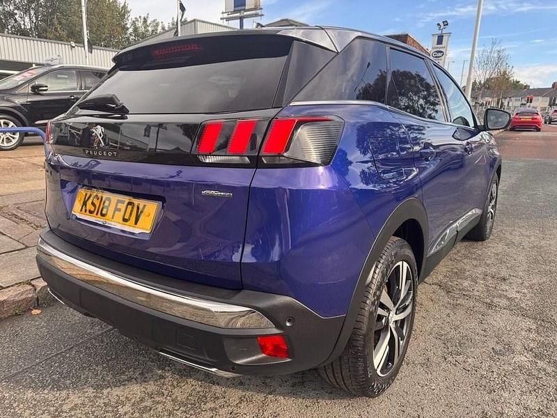 Used Peugeot 3008 GT-line 130 HP (95 kW) 2018 Blue Hatchback