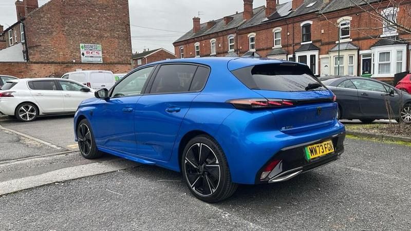 Used Peugeot e-308 GT 113 kW (154 HP) 2023 Blue Hatchback