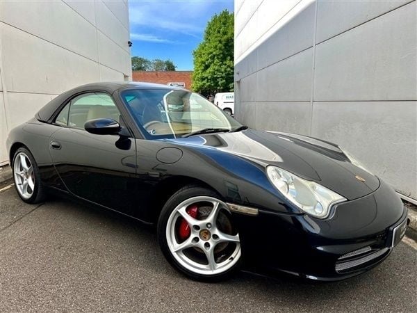 Black Used 2002 Porsche 911 Carrera 4 Cabriolet Cabriolet | £15,980 - Image 1/1