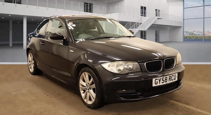 Black Used 2008 BMW 120 Coupé Comfort Edition Coupe | £2,990 (Good price) - Image 1/4