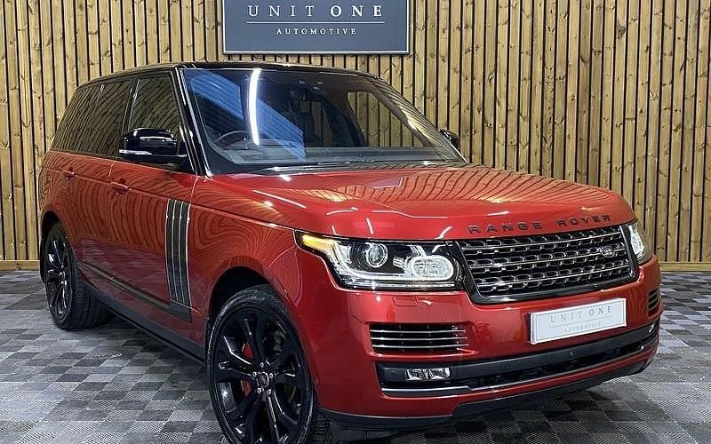 Used Land Rover Range Rover SVAutobiography Dynamic Black 551 HP (405 kW) 2017 Red SUV