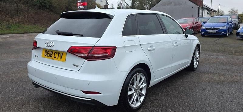 Used Audi A3 Sport 2018 White Sedan