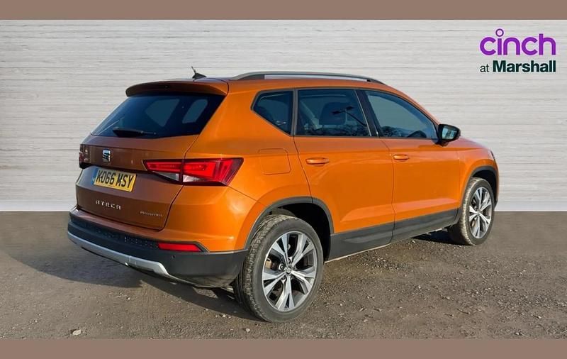 Used Seat Ateca Ecomotive 113 HP (83 kW) 2016 Orange SUV