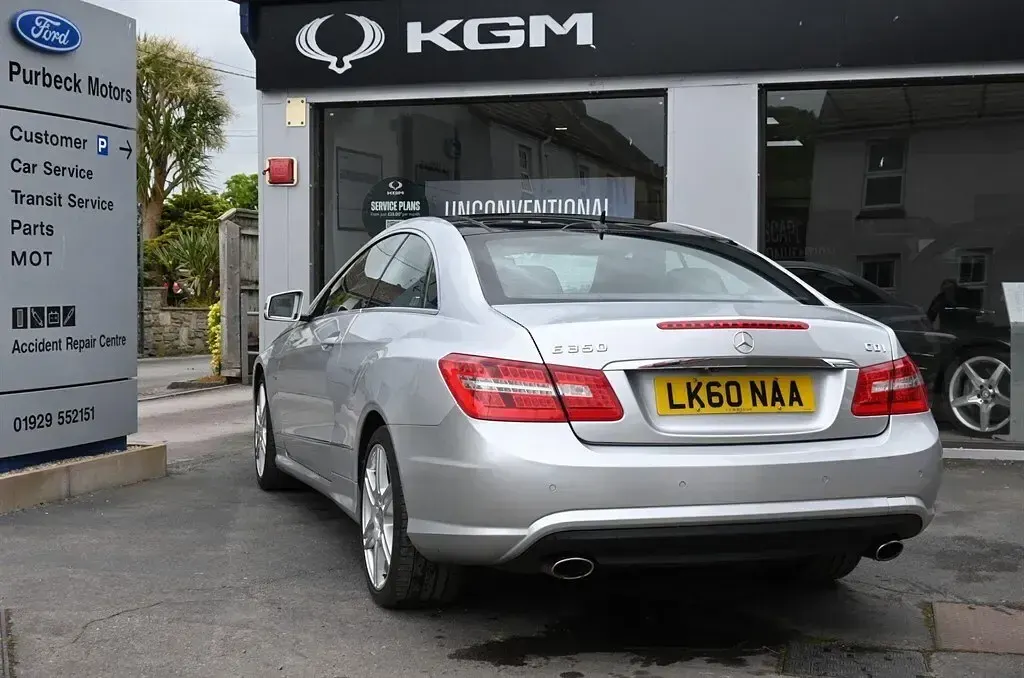 Used Mercedes E350 2010 Silver Coupe