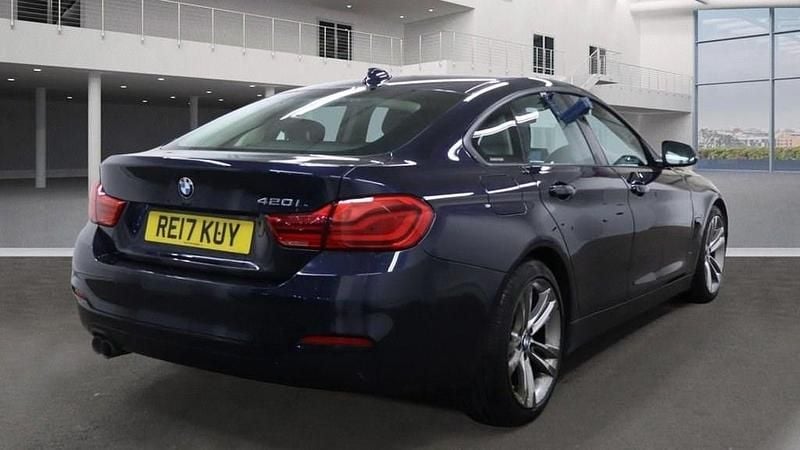 Used BMW 420 Sport Line 184 HP (135 kW) 2017 Blue Coupe