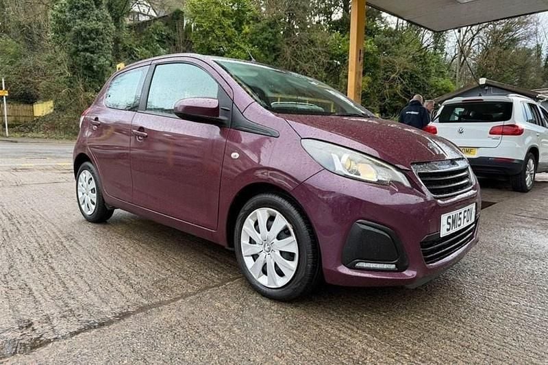 Used Peugeot 108 Active 68 HP (50 kW) 2015 Purple Hatchback