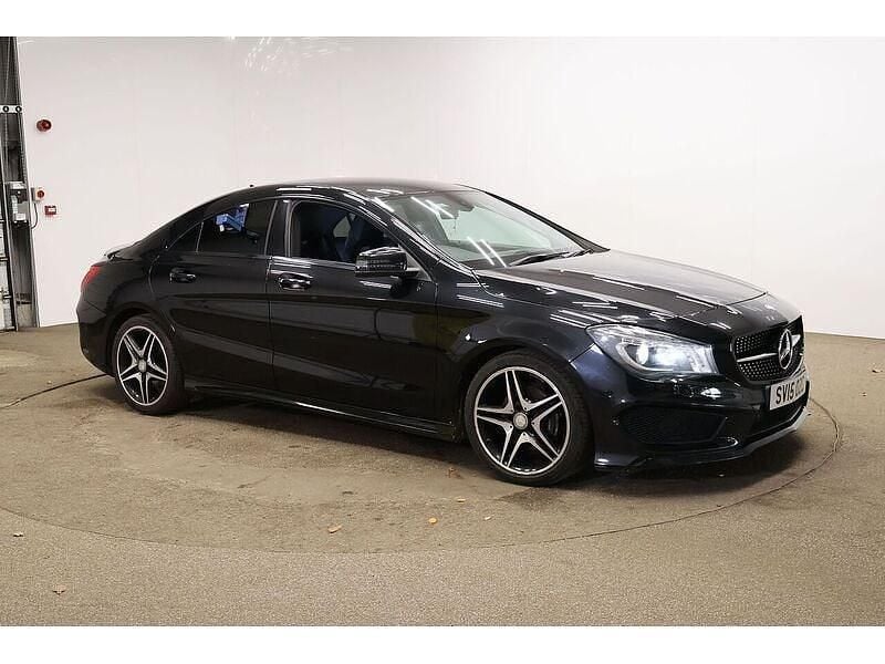 Black Used 2015 Mercedes CLA180 AMG Sedan | £8,495 (A bit pricey) - Image 1/4