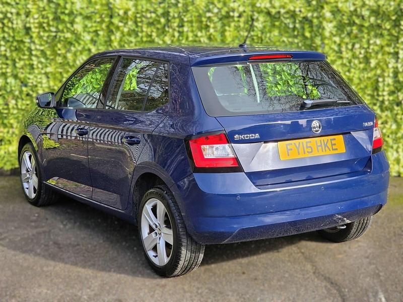 Used Skoda Fabia SE L 2015 Blue Hatchback