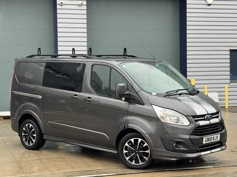 Grey Used 2018 Ford Transit Custom Sport Van | £11,495 (Expensive) - Image 1/4