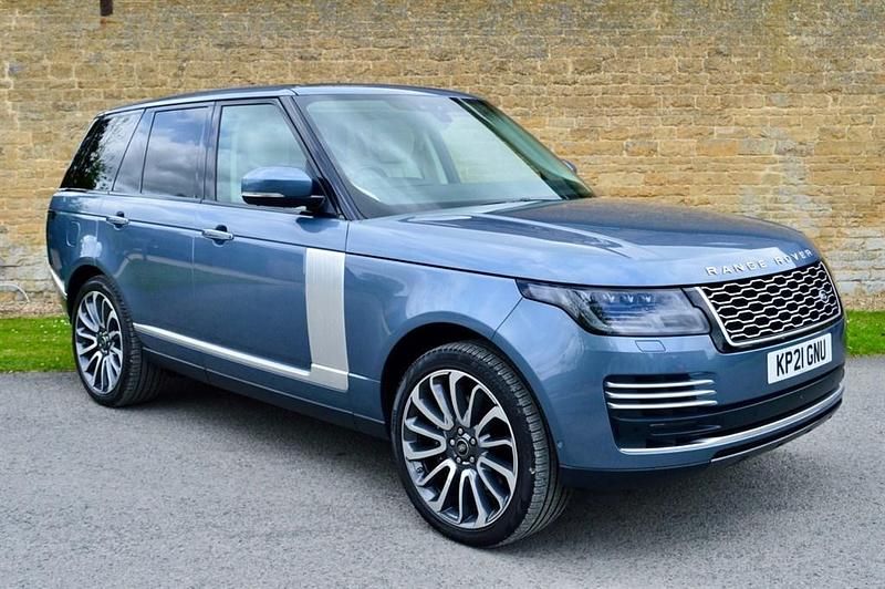 Begagnad Land Rover Range Rover Autobiography 2021 Blå SUV