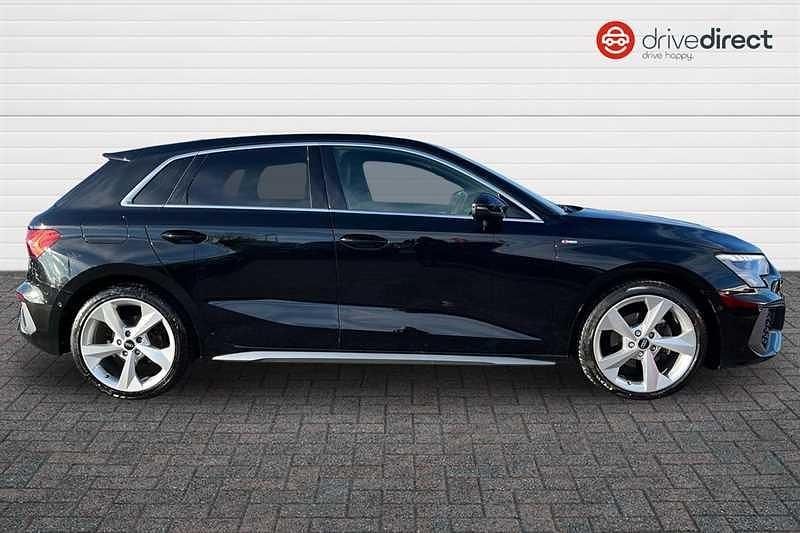 Used Audi A3 Sportback S-Line 110 HP (80 kW) 2022 Black Hatchback