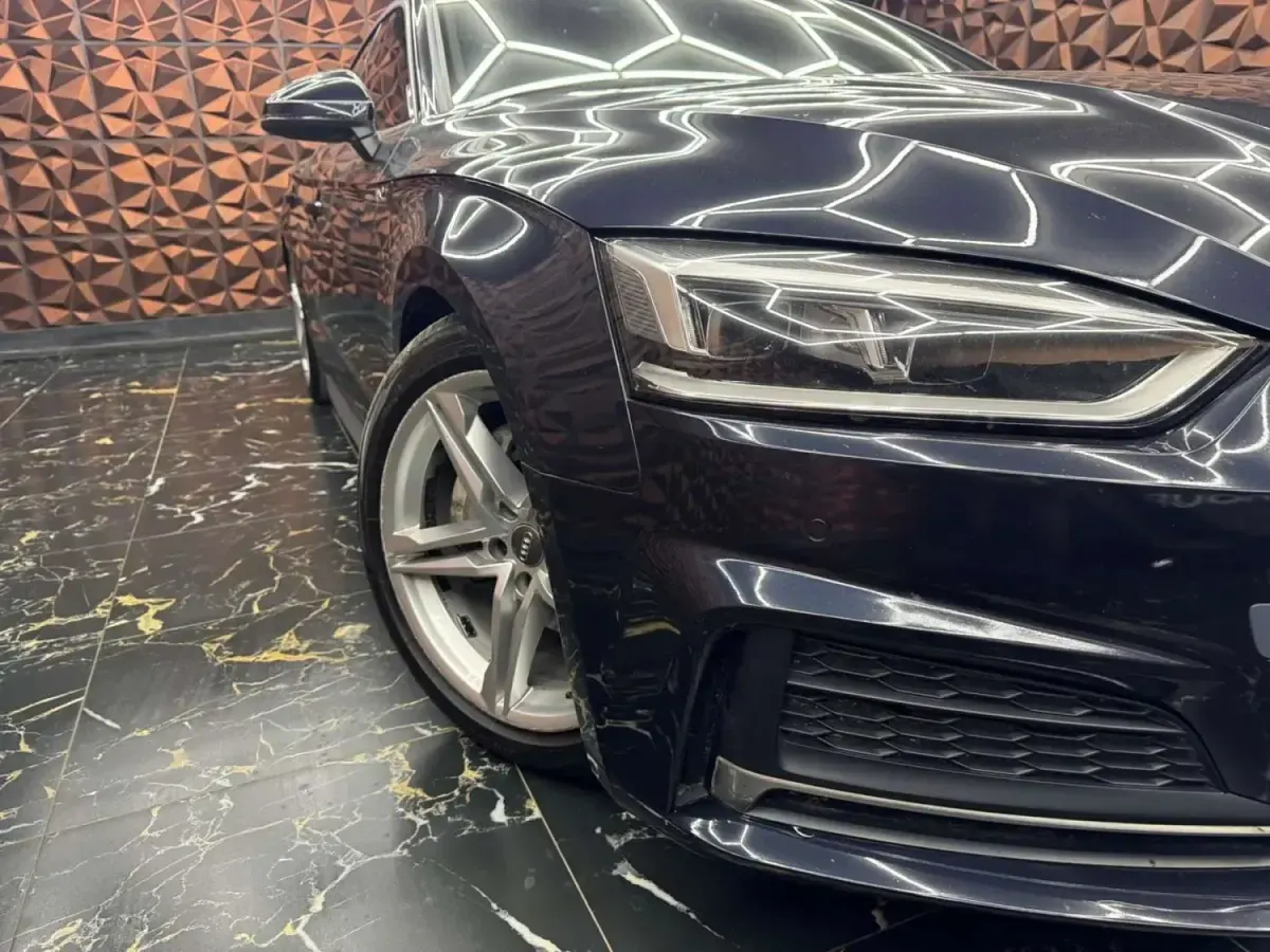 Usado Audi A5 S-Line 2017 Azul Coupé