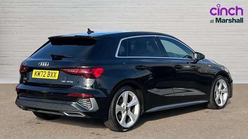 Used Audi A3 S-Line 150 HP (110 kW) 2022 Black Sedan