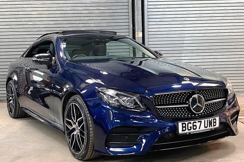 Blue Used 2017 Mercedes E400 AMG Line Premium Plus Coupe | £23,950 (Expensive) - Image 1/1