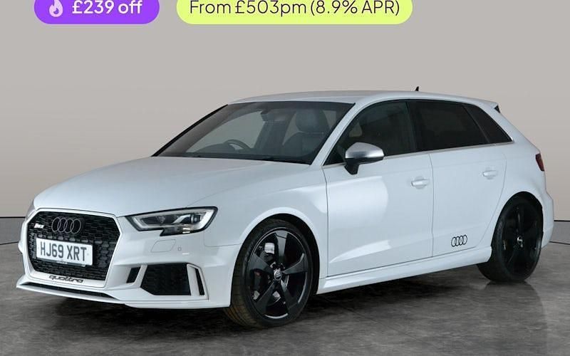 Used Audi RS3 Comfort 400 HP (294 kW) 2019 White Sedan