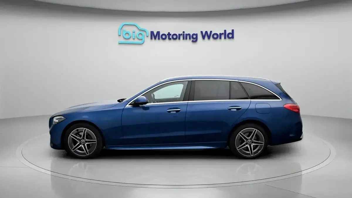 Used Mercedes C300e AMG Line Premium Plus 2022 Blue Estate