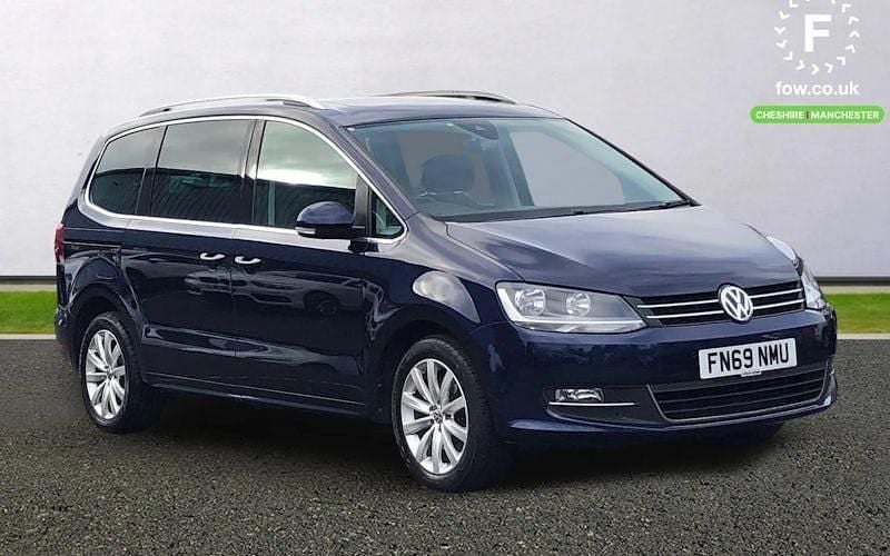 Used VW Sharan SEL 177 HP (130 kW) 2019 Blue MPV