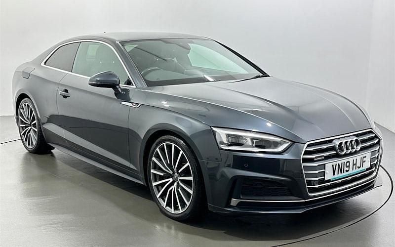 Grey Used 2019 Audi A5 S-Line Coupe | £15,762 (Good price) - Image 1/3