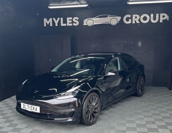 Black Used 2021 Tesla Model 3 Sedan | £27,500 - Image 1/1