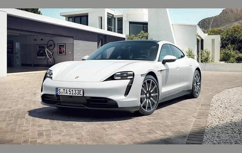 White Used 2022 Porsche Taycan Sedan | £51,990 (Good price) - Image 1/4