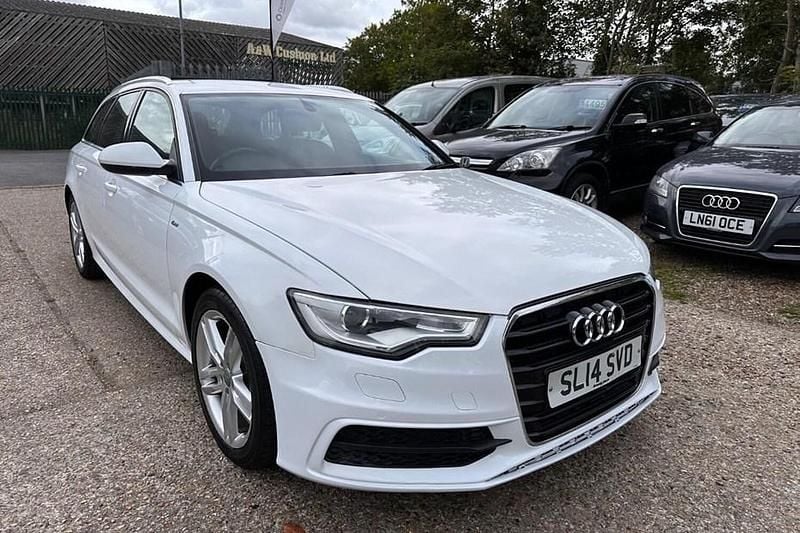 White Used 2014 Audi A6 S-Line Estate | £6,995 - Image 1/1