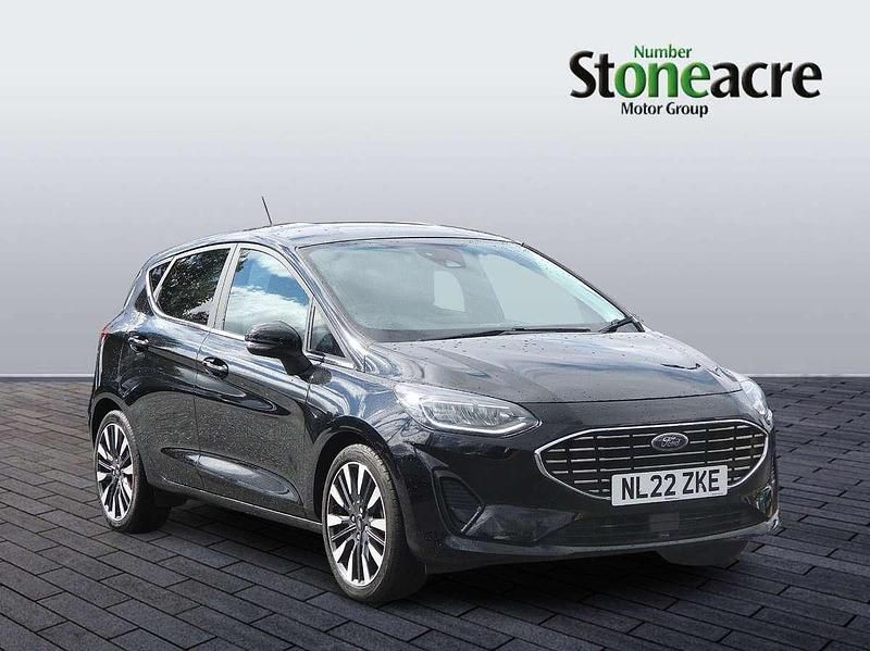 Black Used 2022 Ford Fiesta Titanium Hatchback | £15,900 (A bit pricey) - Image 1/4