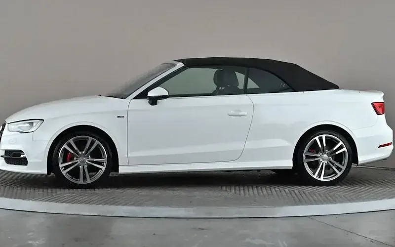 Used Audi A3 Cabriolet S-Line 110 HP (80 kW) 2016 White Cabriolet