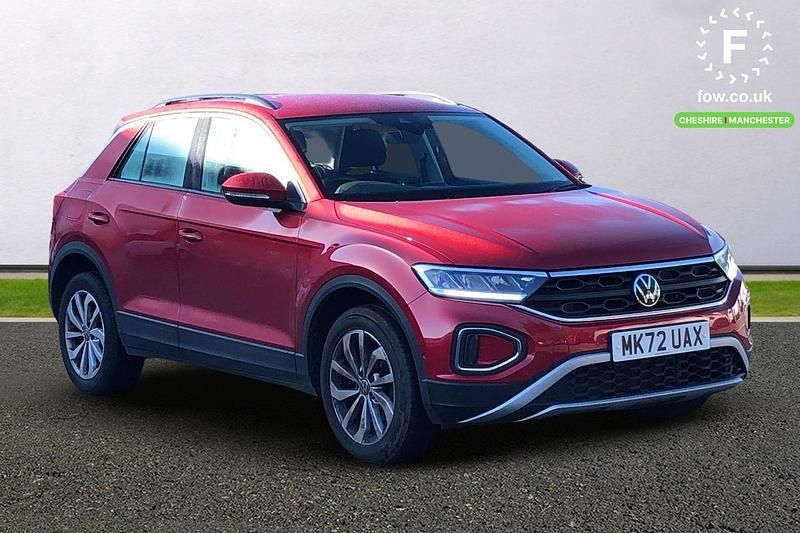 Red Used 2022 VW T-Roc Life SUV | £17,999 (Fair price) - Image 1/3