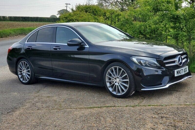 Black Used 2017 Mercedes C250 AMG Line Premium Plus Sedan | £14,490 (Fair price) - Image 1/1