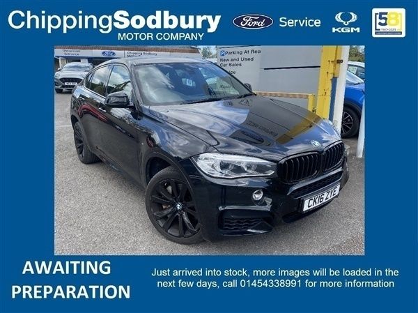 Black sapphire Used 2016 BMW X6 M Sport SUV | £27,975 - Image 1/1