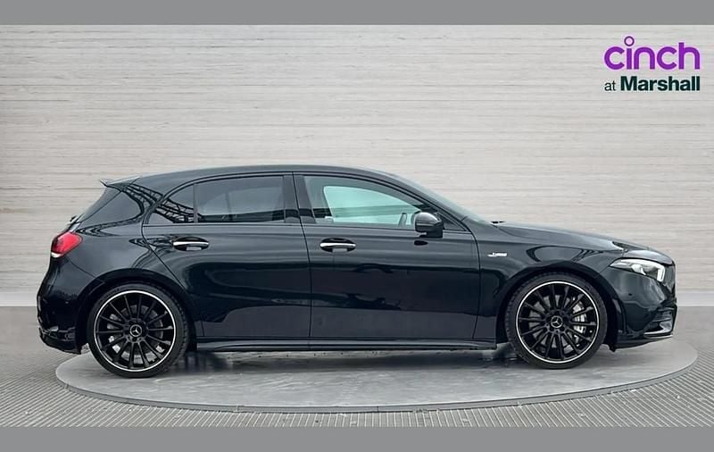 Used Mercedes A35 AMG Premium 306 HP (225 kW) 2019 Black Hatchback