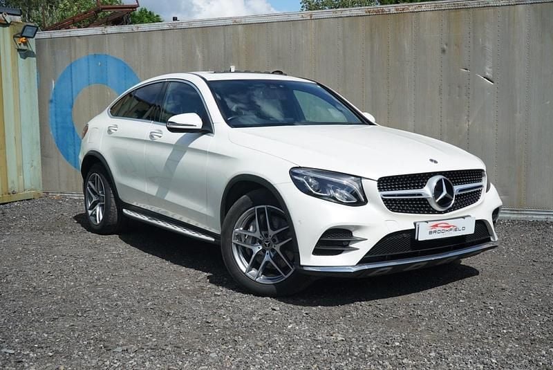 White Used 2017 Mercedes GLC350 AMG Line Premium Plus Coupe | £19,995 (Fair price) - Image 1/4