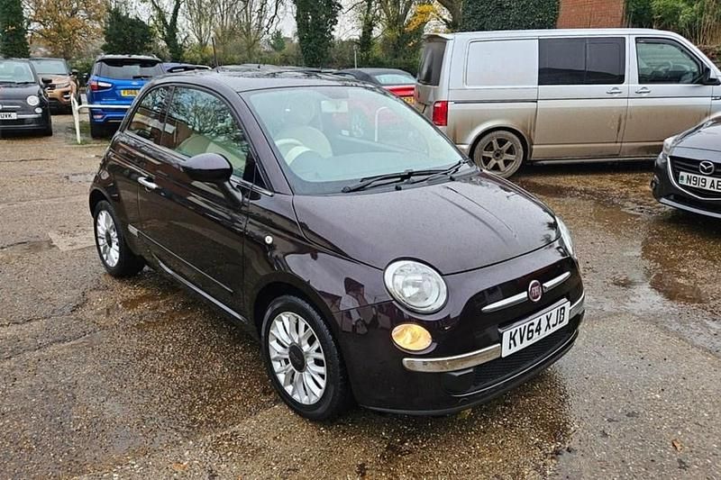 Used Fiat 500 Lounge 69 HP (50 kW) 2014 Purple Hatchback